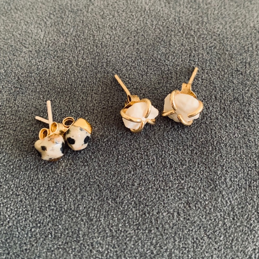 JaxKelly Howlite Prong Earring Bundle